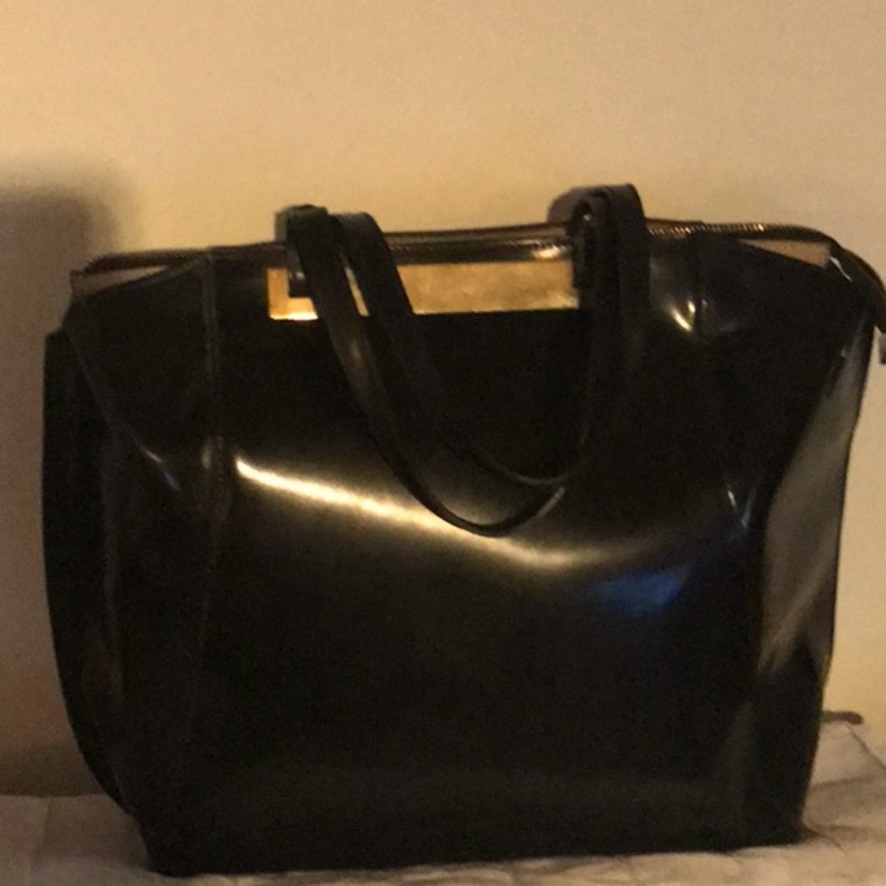 Alberto Di Canio Large Patient Leather Bag